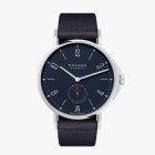AHOI DATE ATLANTIC Ref. 558 | Textile Strap | Sapphire Crystal Glass Back