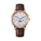 1815 ANNUAL CALENDAR With Argenté Dial And Reddish-Brown, Alligator Leather Strap