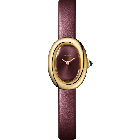 WGBA0032 Baignoire l Mini model, quartz movement, yellow gold, leather