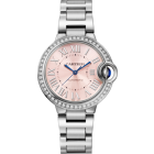 W4BB0037 Ballon Bleu de Cartier l 33mm, automatic mechanical movement, steel, diamonds