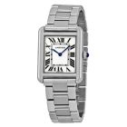 W5200013 Tank Solo l Quartz, Opaline Silver Dial, Bracelet