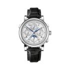 1815 RATTRAPANTE PERPETUAL With Argenté Dial And Black, Alligator Leather Strap
