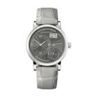 LITTLE LANGE 1 With Grey, Guilloched Dial And Grey (Light), Alligator Leather Strap
