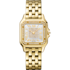 WJPN0043 Panthère de Cartier l Medium model, quartz, yellow gold, diamonds