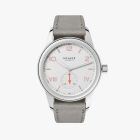 CLUB CAMPUS | Velour Leather Gray Strap | Stainless Steel Back