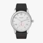 CLUB CAMPUS 38 | Velour Leather Anthracite Strap | Stainless Steel Back