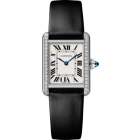 W4TA0031 Tank Must l Small model, high autonomy quartz movement, steel, diamonds, leather