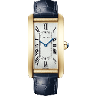 WGTA0300 Tank Américaine l Large model, automatic movement, yellow gold, leather