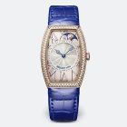 Heritage 8861 | Rose Gold | Blue Leather Strap