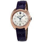 WJCL0038 Clé de Cartier l Automatic, 18k Rose Gold, Aubergine Leather Strap