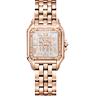 WJPN0092 Panthère de Cartier l Medium model, quartz, rose gold, diamonds