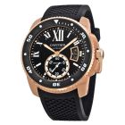 W7100052 Calibre de Cartier Diver l Automatic, 18k Rose Gold, Rubber Strap