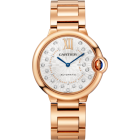 WGBB0055 Ballon Bleu de Cartier watch l 36 mm, automatic mechanical movement, rose gold, diamonds.