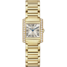 WJTA0039 Tank Française watch l Small model, quartz movement, yellow gold, diamonds