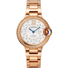WJBB0082 Ballon Bleu de Cartier watch l 33 mm, automatic mechanical movement, rose gold, diamonds