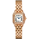 WJPN0068 Panthère de Cartier l Mini model, quartz movement, rose gold, diamonds