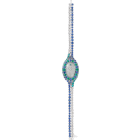 HPI01570 Baignoire jewelry Watch l Mini model, Quartz movement, White gold