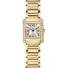 WJTA0062 Tank Française l Small model, quartz movement, yellow gold, diamonds