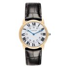 W6700455 Ronde Solo de Cartier l 36 mm, quartz movement, yellow gold, steel, leather