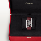 WHTA0023 Tank Asymétrique l Manual movement, platinum, leather straps