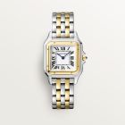 W2PN0014 Panthère de Cartier l Medium model, quartz movement, yellow gold, steel