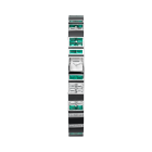 Fine Jewelry | Mini model, hand-wound mechanical movement, white gold, diamonds, emeralds, onyx