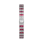 Fine Jewelry | Mini model, hand-wound mechanical movement, white gold, diamonds, rubies