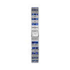 Fine Jewelry | Mini model, hand-wound mechanical movement, white gold, diamonds, sapphires