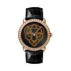 HPI01259 Révélation d'une Panthère | 37mm, hand-wound mechanical movement, rose gold, diamonds, rose gold beads