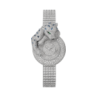 Panthère Jewelry | 28.4 mm, rhodiumized white gold, diamonds