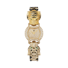 Indomptables de Cartier | 22.2 mm, quartz movement, yellow gold, diamonds, sapphires, emeralds, spessartite garnets, onyx, metal strap