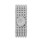 Clash [Un]limited | 21.4 mm, quartz movement, white gold, diamonds, metal bracelet