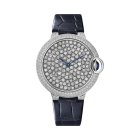 HPI01515 Ballon Bleu de Cartier watch | 37 mm, automatic mechanical movement, white gold