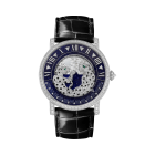 HPI01518 Panthère Jewelry Watch | 40 mm, hand-wound mechanical movement, rhodiumized white gold