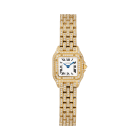 HPI01552 Panthère de Cartier | Mini model, quartz movement, yellow gold, diamonds