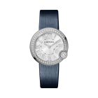 Ballon Blanc de Cartier | 30 mm, steel, diamonds, leather
