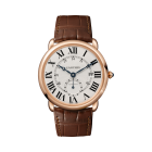 Ronde Louis Cartier | 40mm, automatic movement, rose gold, leather