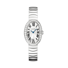 Baignoire small model | Small model, quartz movement, white gold, diamonds