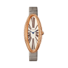 Baignoire Allongée | Medium model, hand-wound mechanical movement, rose gold