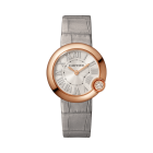 Ballon Blanc de Cartier | 30mm, quartz movement, rose gold, diamond, leather