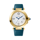 Pasha de Cartier | 41 mm, automatic movement, yellow gold, 2 interchangeable leather straps