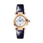 Pasha de Cartier | 30 mm, high autonomy quartz movement, rose gold, interchangeable leather straps