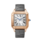WGSA0032 Santos Dumont | Extra-large model, hand-wound mechanical movement, rose gold, leather
