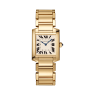 Tank Française | Medium model, quartz movement, yellow gold