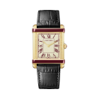 WGTA0204 Tank Chinoise l Large model, manual mechanical movement, yellow gold and lacquer, leather