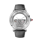 WHRO0082 Rotonde de Cartier | Limited edition of 30 numbered boxes, platinum, interchangeable leather straps