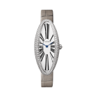 WJBA0007 Baignoire Allongée | Medium model, hand-wound mechanical movement, white gold, diamonds