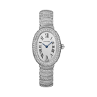 WJBA0021 Baignoire | Small model, quartz movement, white gold, diamonds