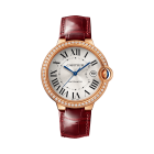 WJBB0056 Ballon Bleu de Cartier | 40mm, automatic movement, rose gold, diamonds, leather