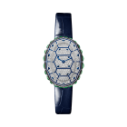 Cartier Libre | Small model, quartz movement, white gold, diamonds, leather